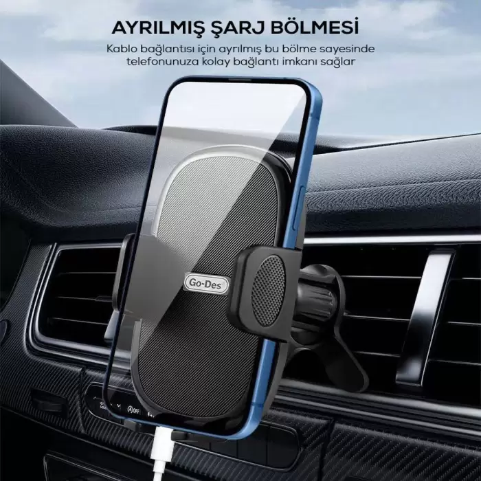 Lopard Gd-hd936 360° Dönebilen Ve Uzayan Başlıklı Araç Telefon Tutucu