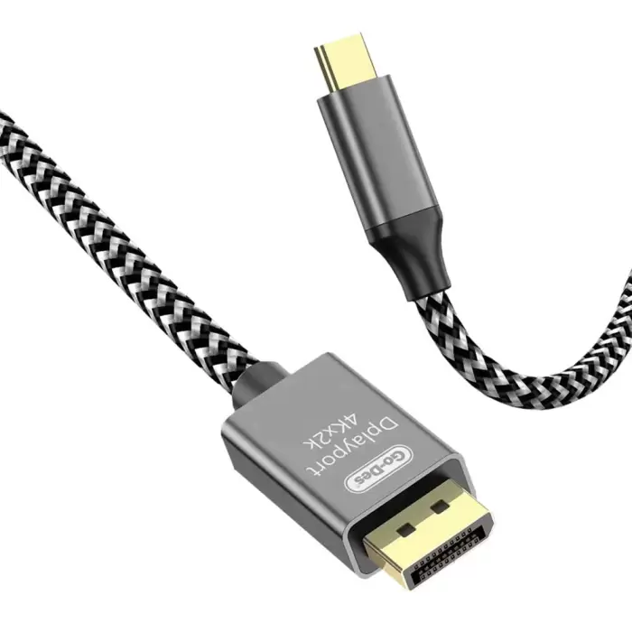 Lopard Gd-hm826 Ultra Hd 8k@60hz Type-c To Display Port Kablo 1.8m