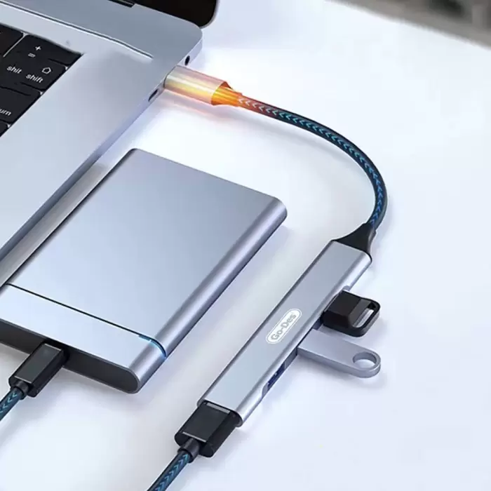 Lopard Gd-uc702s Usb3.0 + Usb2.0 + Usb1.1 + 5gbps Type-c Bağlantılı 4in1 Hub