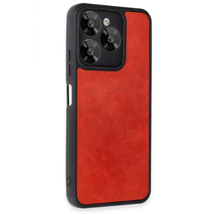 Lopard General Mobile Era 30 Kılıf Aras Deri Kapak - Kırmızı