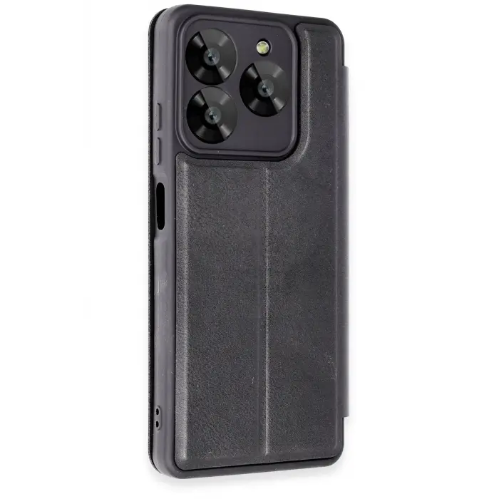 Lopard General Mobile Era 30 Kılıf Flip Cover - Siyah