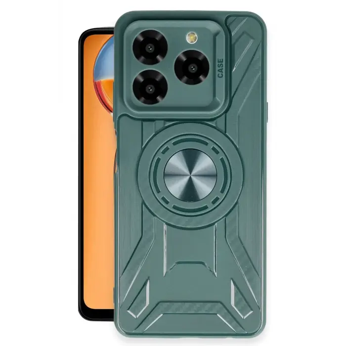 Lopard General Mobile Era 30 Kılıf Lincoln Silikon - Koyu Yeşil