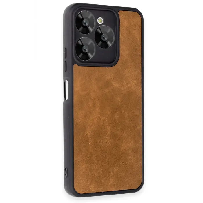 Lopard General Mobile Era 50 Kılıf Aras Deri Kapak - Taba