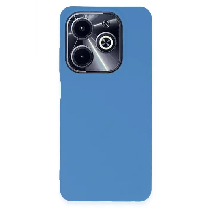 Lopard İnfinix Hot 40i Kılıf First Silikon - Mavi