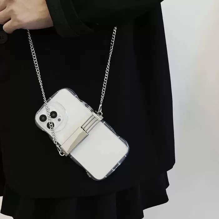 Lopard İP02 Cep Telefonu Boyun Askısı Metal Zincir