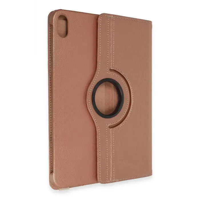 Lopard İpad 2022 10.9 (10.nesil) Kılıf 360 Tablet Deri Kılıf - Rose Gold