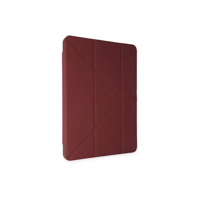 Lopard İpad 2022 10.9 (10.nesil) Kılıf Kalemlikli Mars Tablet Kılıfı - Mürdüm