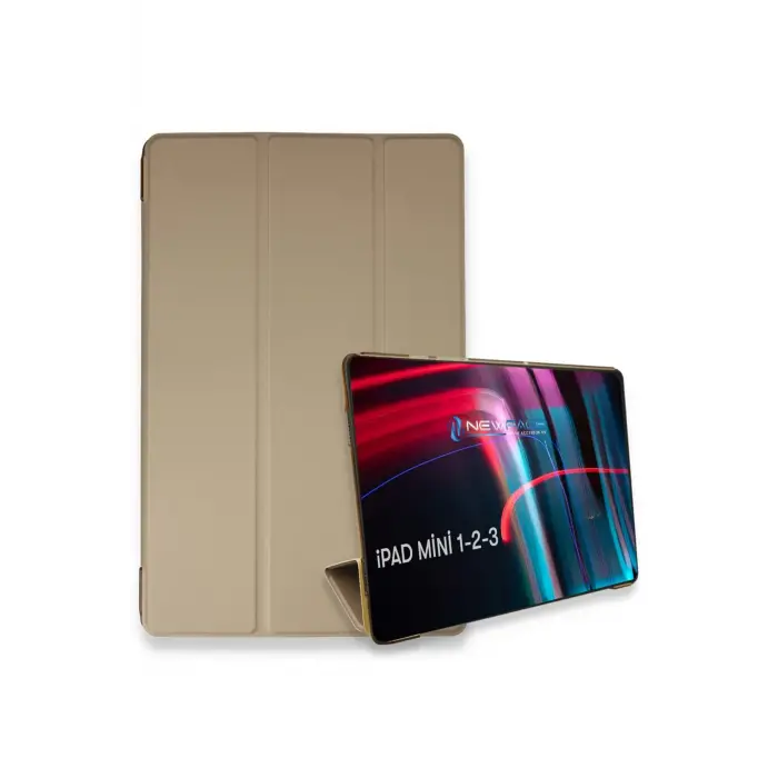 Lopard İpad Mini 3 Kılıf Tablet Smart Kılıf - Gold