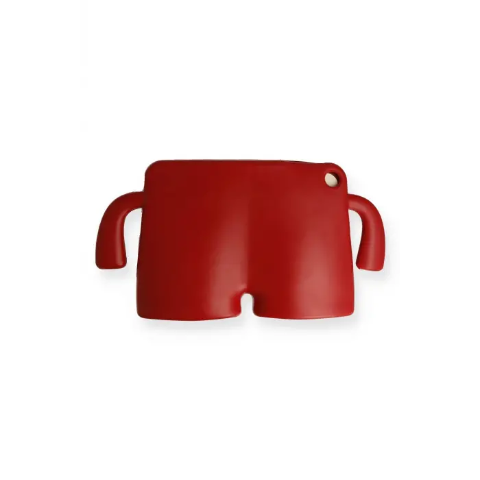 Lopard İpad Mini 5 Kılıf Karakter Tablet Silikon - Kırmızı