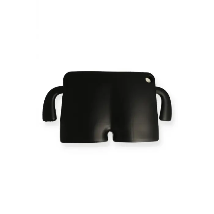 Lopard İpad Mini 5 Kılıf Karakter Tablet Silikon - Siyah