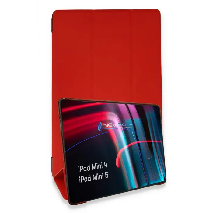 Lopard İpad Mini 5 Kılıf Tablet Smart Kılıf - Kırmızı