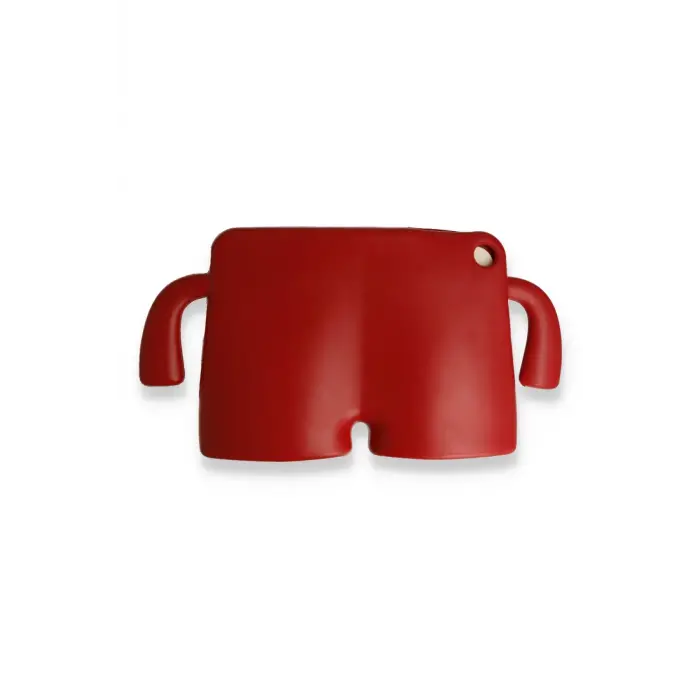 Lopard İpad Pro 11 (2021) Kılıf Karakter Tablet Silikon - Kırmızı