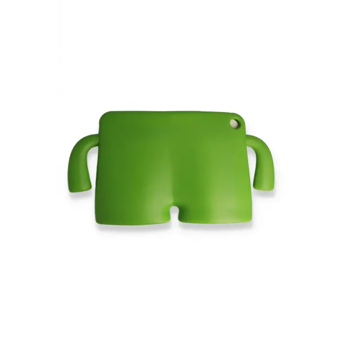 Lopard İpad Pro 11 (2021) Kılıf Karakter Tablet Silikon - Yeşil