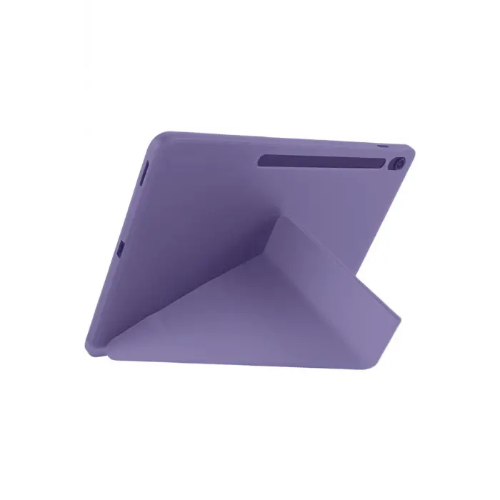 Lopard İpad Pro 11 (2024) Kılıf Kalemlikli Hugo Tablet Kılıfı - Mor