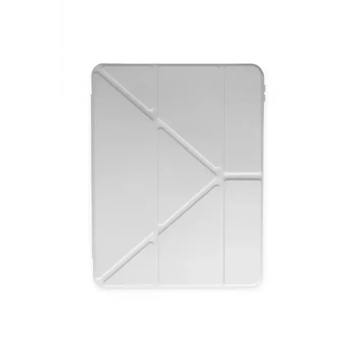 Lopard İpad Pro 11 (2024) Kılıf Kalemlikli Mars Tablet Kılıfı - Gri