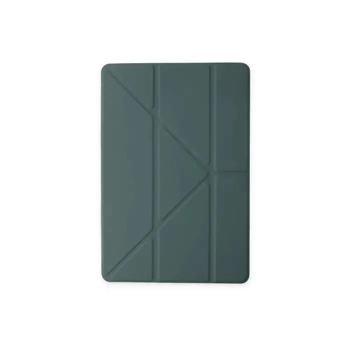 Lopard İpad Pro 11 (2024) Kılıf Kalemlikli Mars Tablet Kılıfı - Koyu Yeşil
