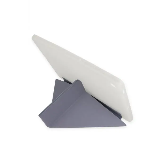 Lopard İpad Pro 12.9 (2021) Kılıf Kalemlikli Mars Tablet Kılıfı - Lavender