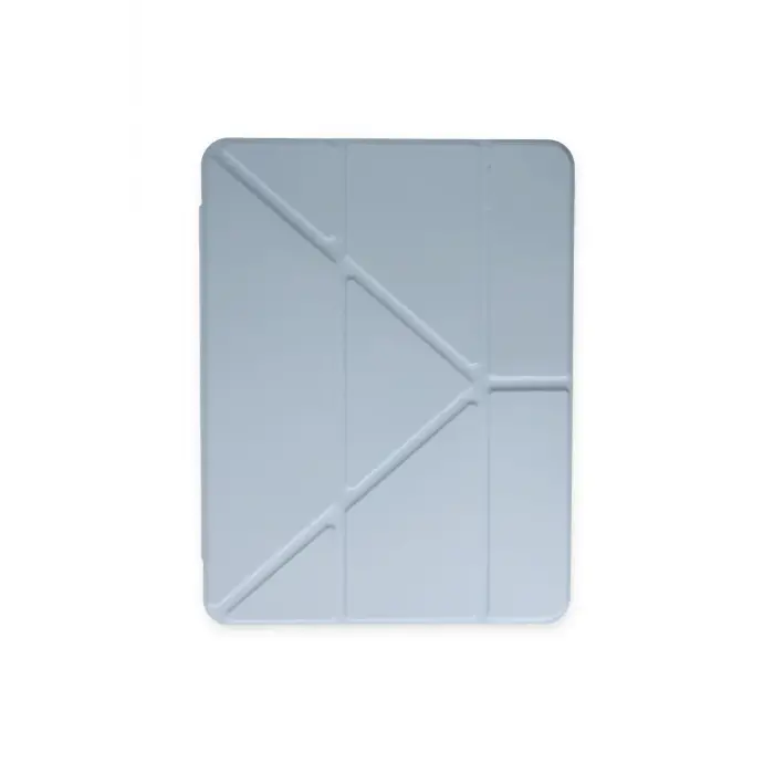 Lopard İpad Pro 12.9 (2021) Kılıf Kalemlikli Mars Tablet Kılıfı - Mavi