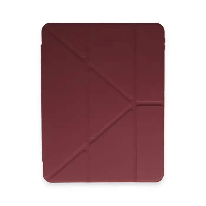 Lopard İpad Pro 12.9 (2021) Kılıf Kalemlikli Mars Tablet Kılıfı - Mürdüm