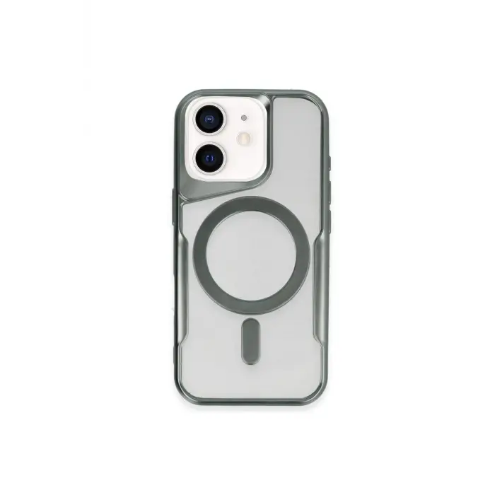 Lopard İphone 11 Kılıf Boyi Magsafe Silikon Kapak - Yeşil