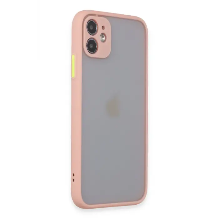 Lopard İphone 11 Kılıf Montreal Silikon Kapak - Pembe