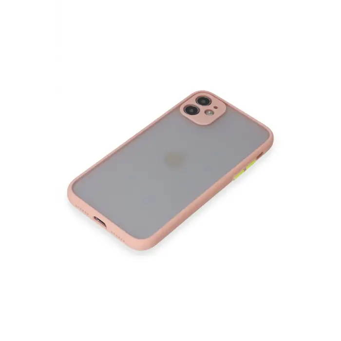 Lopard İphone 11 Kılıf Montreal Silikon Kapak - Pembe