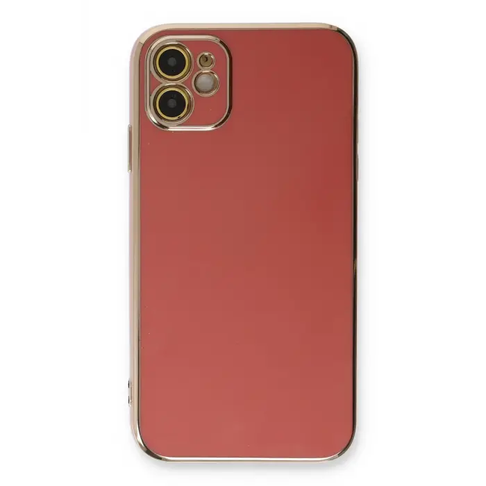 Lopard İphone 11 Kılıf Volet Silikon - Kırmızı