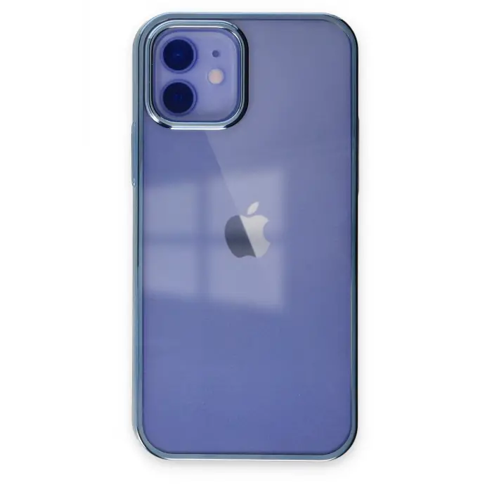 Lopard İphone 12 Kılıf Element Silikon - Mavi
