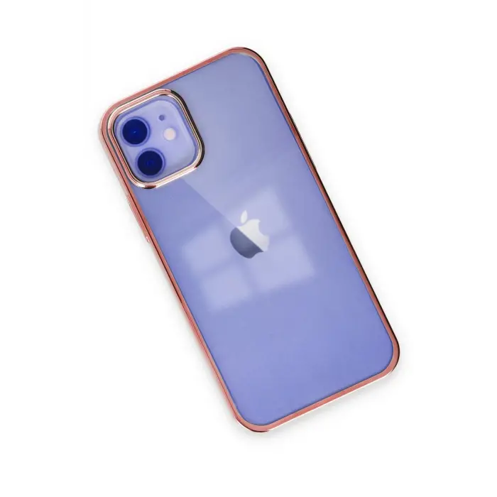 Lopard İphone 12 Kılıf Element Silikon - Pembe