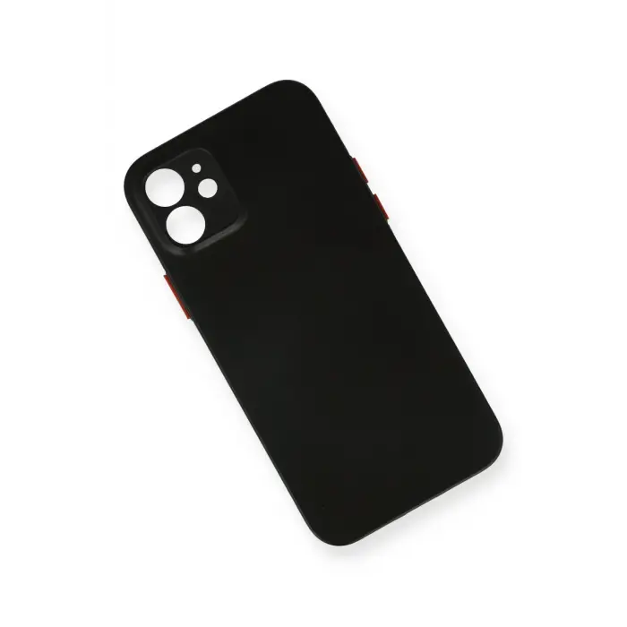 Lopard İphone 12 Kılıf Pp Ultra İnce Kapak - Siyah