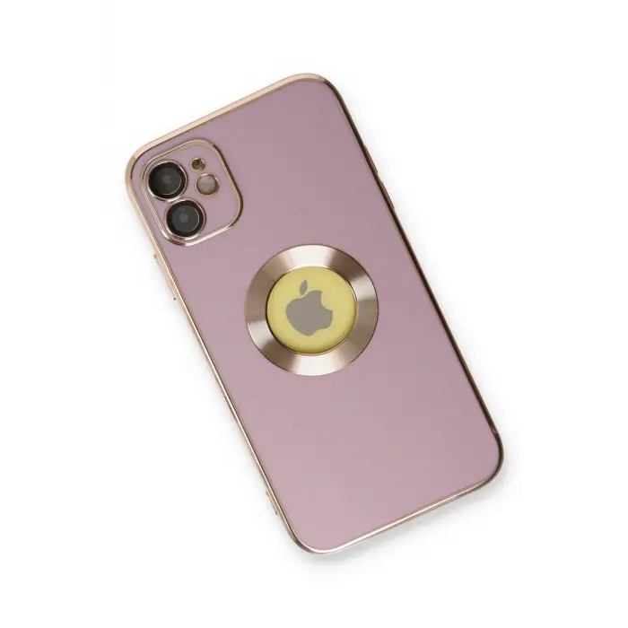 Lopard İphone 12 Kılıf Store Silikon - Mor