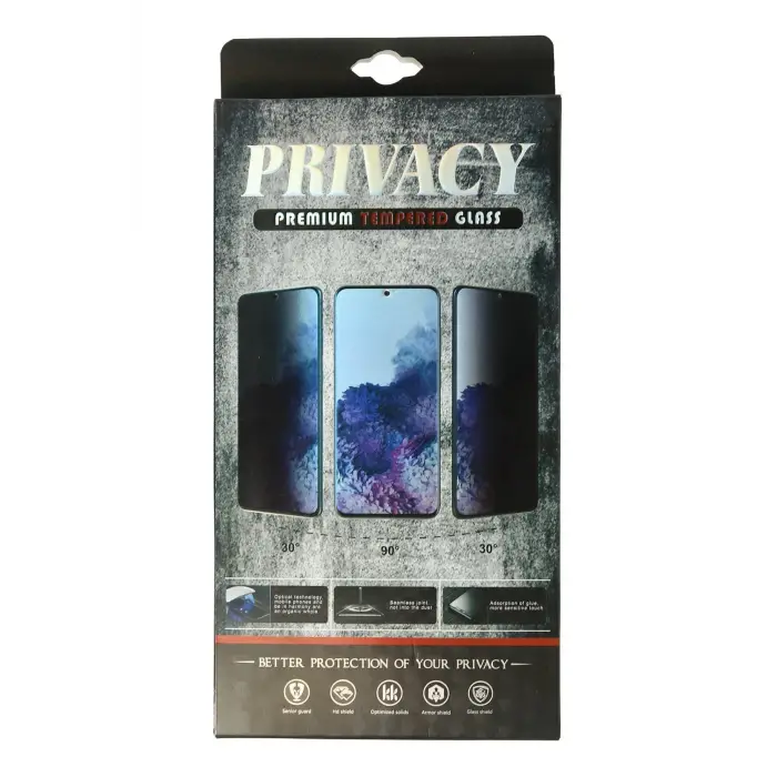 Lopard İphone 12 Pro 34d Hayalet Izgaralı Cam