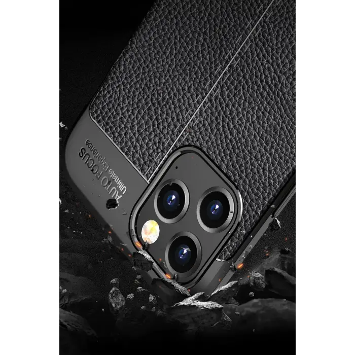 Lopard İphone 12 Pro Kılıf Auto Focus Kapak - Kırmızı