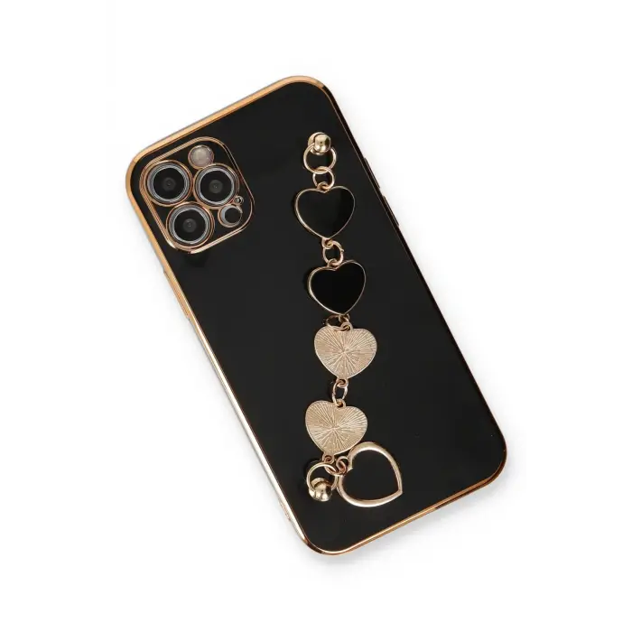 Lopard İphone 12 Pro Kılıf Esila Silikon - Siyah