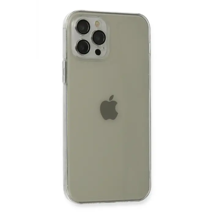 Lopard İphone 12 Pro Kılıf Fly Lens Silikon - Şeffaf
