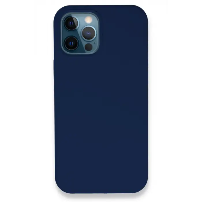 Lopard İphone 12 Pro Kılıf Lansman Legant Silikon - Lacivert