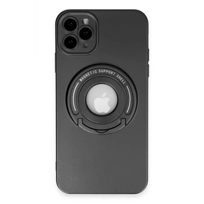 Lopard İphone 12 Pro Kılıf Lukka Magneticsafe Kapak - Siyah