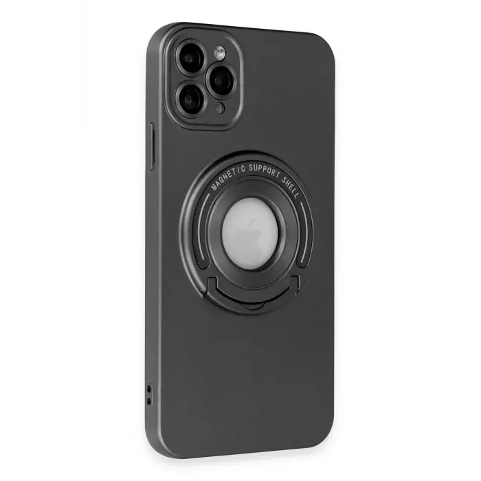 Lopard İphone 12 Pro Kılıf Lukka Magneticsafe Kapak - Siyah