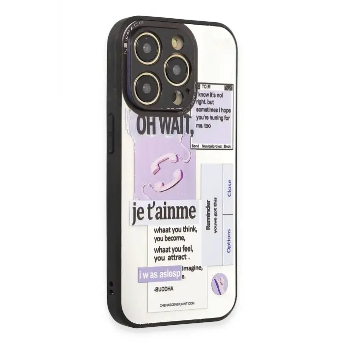 Lopard İphone 12 Pro Kılıf Mirror Desenli Kapak - Mirror - 4