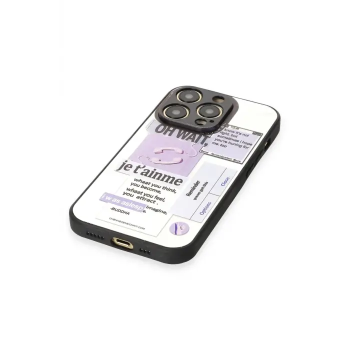 Lopard İphone 12 Pro Kılıf Mirror Desenli Kapak - Mirror - 4