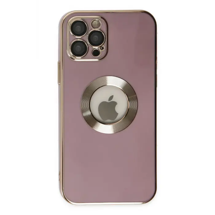 Lopard İphone 12 Pro Kılıf Store Silikon - Mor