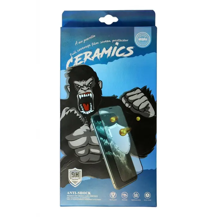 Lopard İphone 12 Pro Max 34d Izgaralı Cam