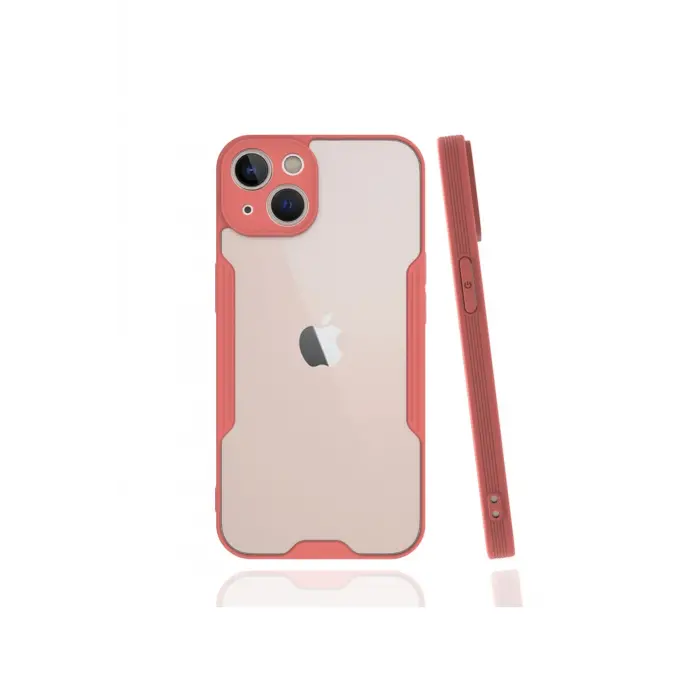 Lopard İphone 13 Kılıf Platin Silikon - Pembe