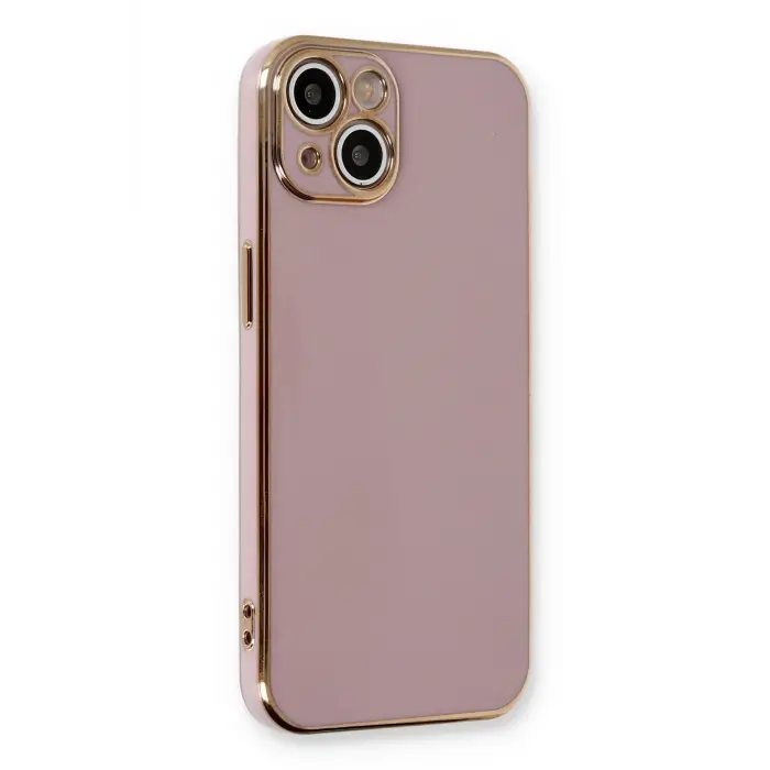 Lopard İphone 13 Kılıf Volet Silikon - Mor