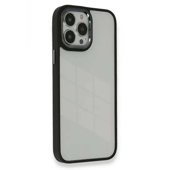 Lopard İphone 13 Pro Kılıf Dora Kapak - Siyah