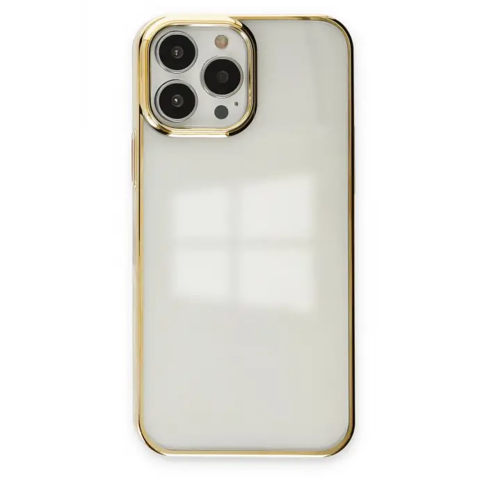 Lopard İphone 13 Pro Kılıf Element Silikon - Gold