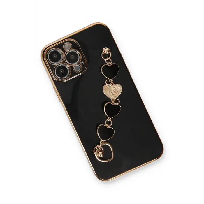 Lopard İphone 13 Pro Kılıf Esila Silikon - Siyah