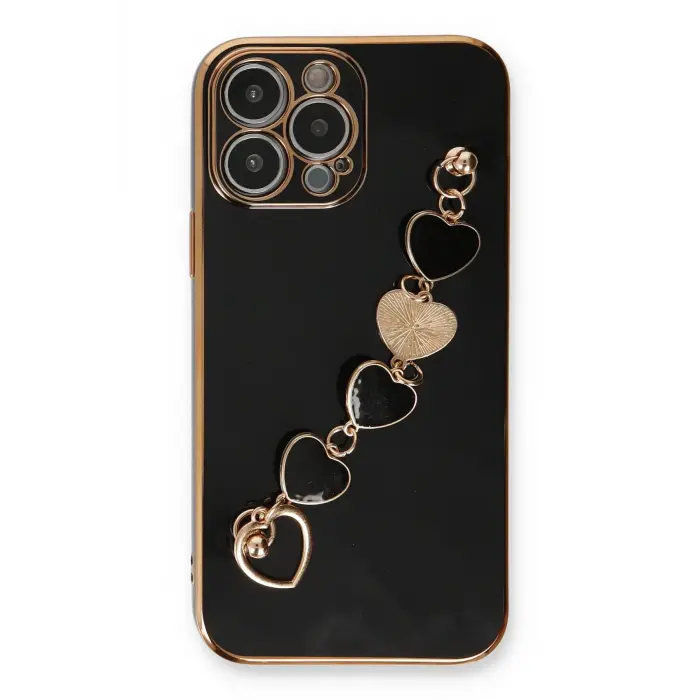 Lopard İphone 13 Pro Kılıf Esila Silikon - Siyah