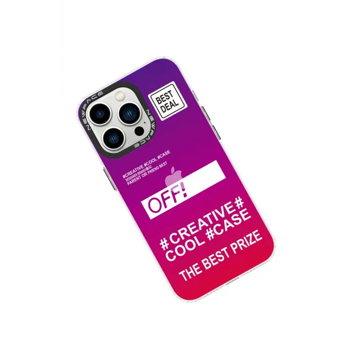 Lopard İphone 13 Pro Kılıf Estoril Desenli Kapak - Estoril - 9