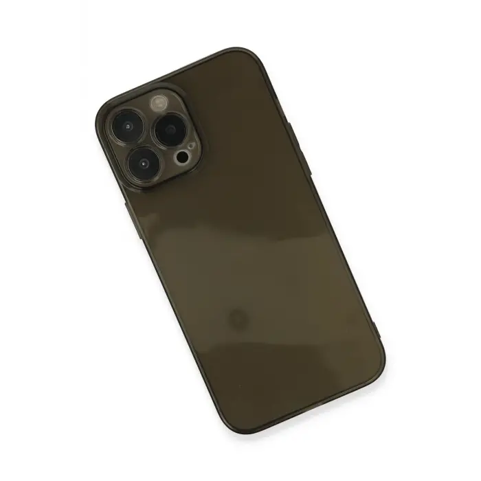 Lopard İphone 13 Pro Kılıf Fly Lens Silikon - Siyah